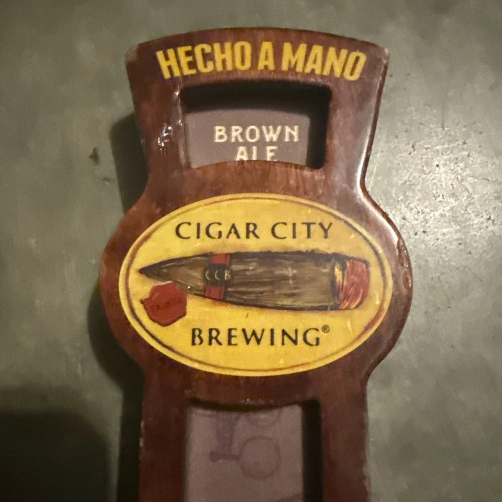 Cigar City Brewing Maduro Brown Ale Beer Tap Handle Knob - Handcrafted Tampa FL